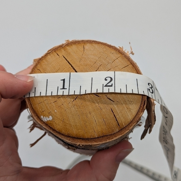 Handmade fused glass Christmas tree cardinal on birch - Picture 8 of 8